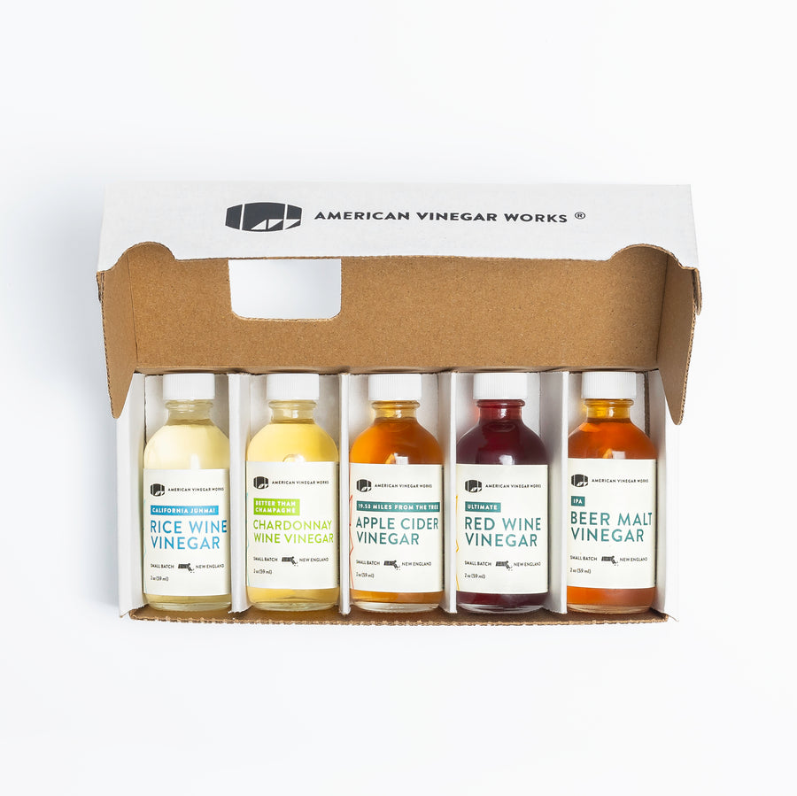 Essentials Plus Vinegar Sampler Size Pack Bottles