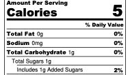 Maple Cider Vinegar Nutrition Facts