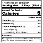 Maple Cider Vinegar Nutrition Facts