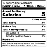 Maple Cider Vinegar Nutrition Facts