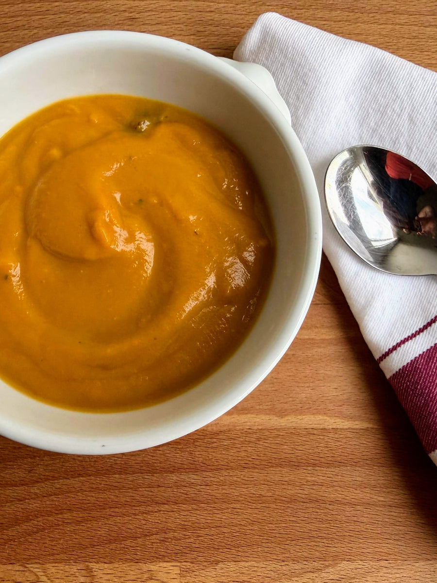 Velvety Carrot & Cilantro Soup