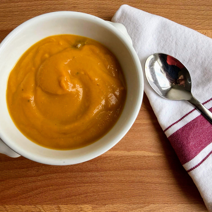 Velvety Carrot & Cilantro Soup