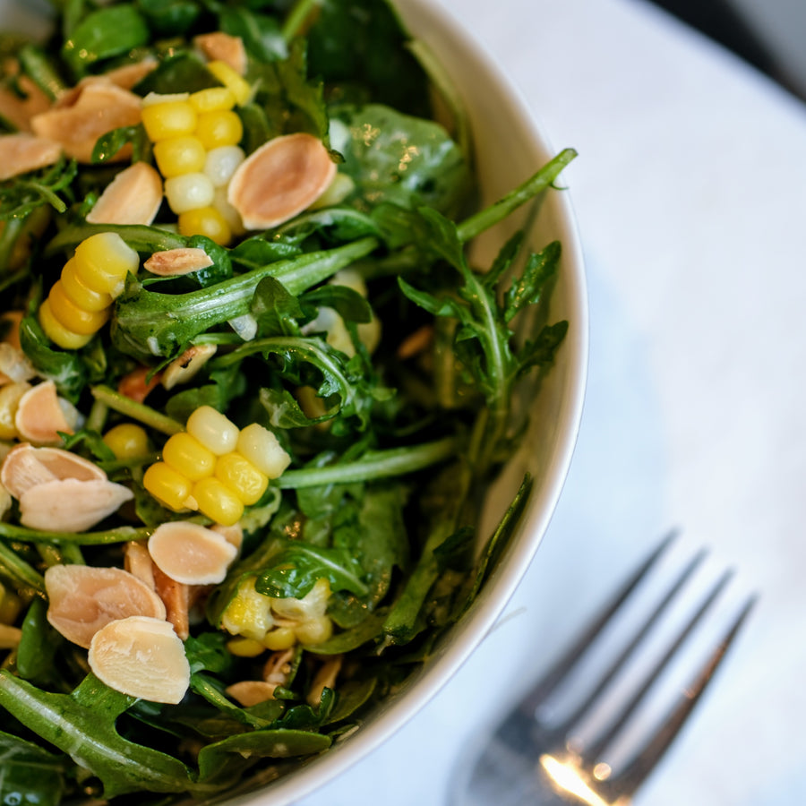 Summer Corn and Arugula Salad