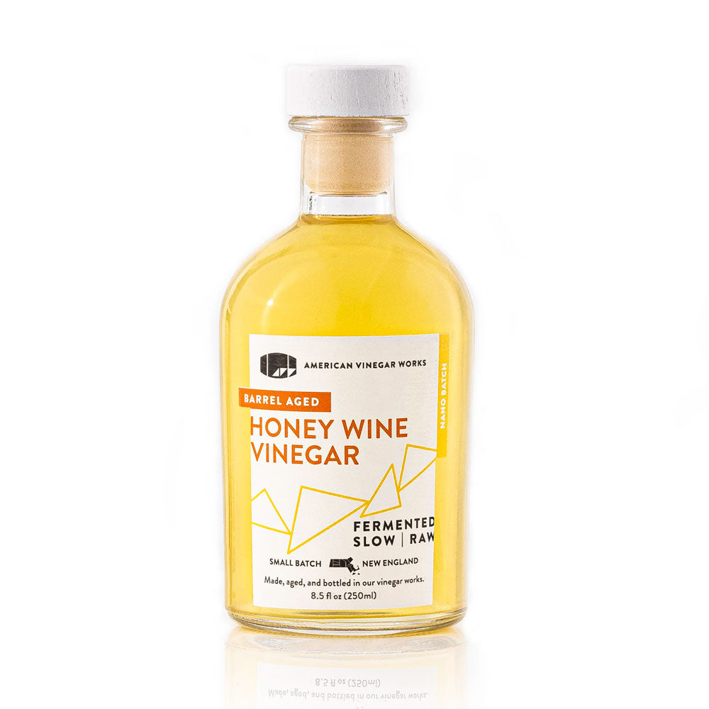 Honey Wine Vinegar front of bottle