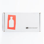 White American Vinegar Works product box featuring a red bottle graphic and company logo.