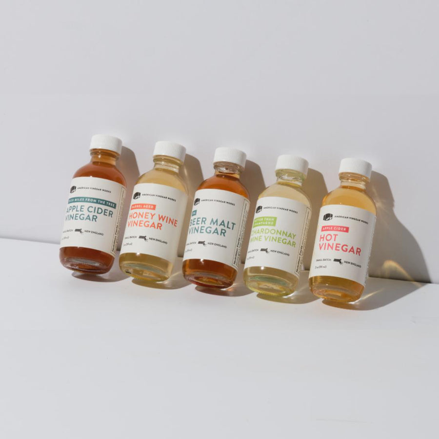 Set 4: Mini Vinegar Sampler 5 Variety Tasting Kit
