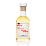 Apple Cider Hot Vinegar 8.5oz glass bottle with cork stopper — artisanal hot vinegar