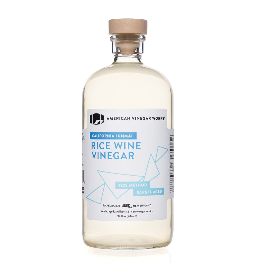Rice Wine Vinegar 1L front bottle view — craft rice wine vinegar