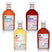 Cider Lovers Vinegar Four Pack showing Miles, Blueberry, Hot Vinegar, and Cranberry bottles.