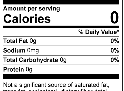 Nutrition Label Facts Apple and Pear Cider Hot Vinegar American Vinegar Works